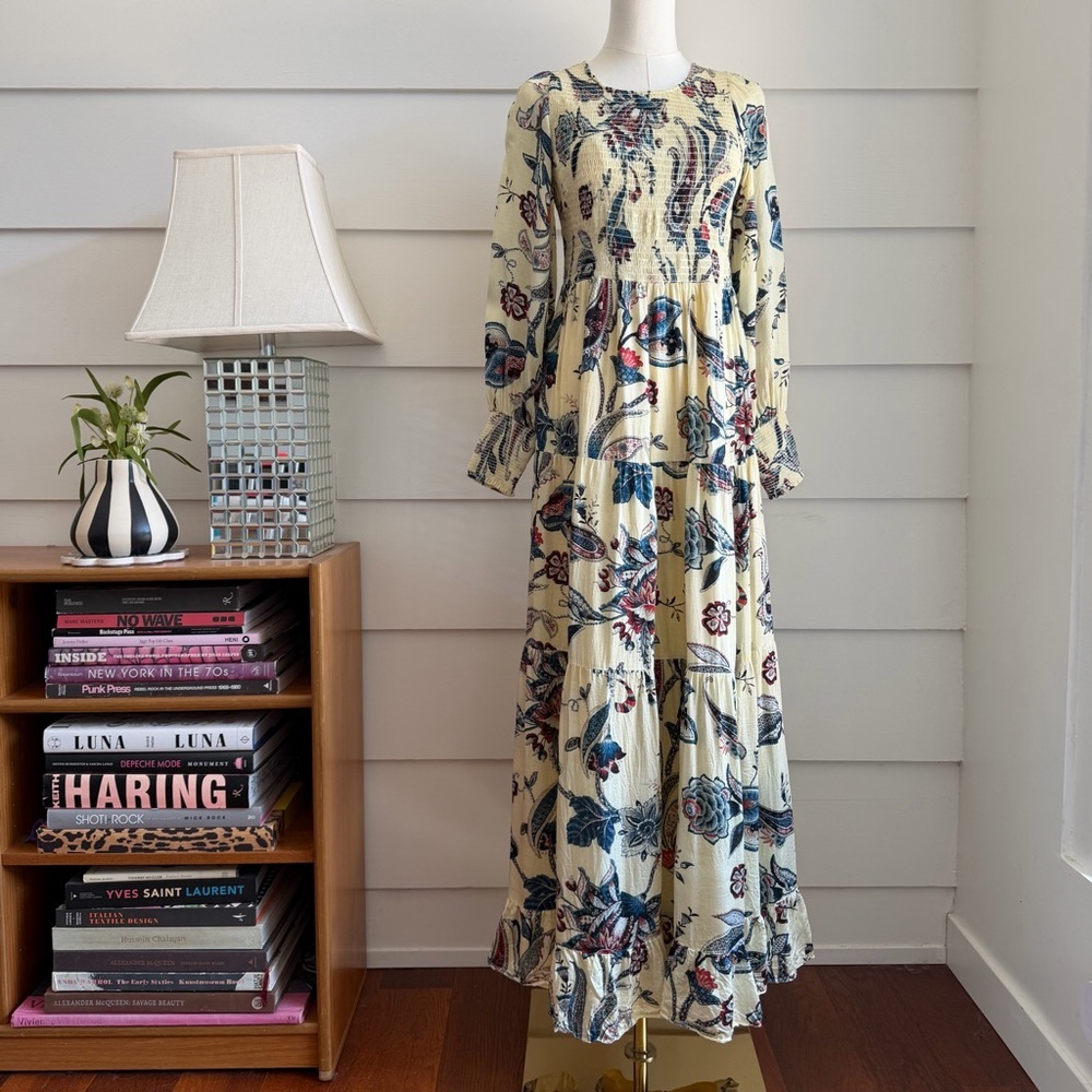 Cherie D Floral Gown Maxi Dress size Small